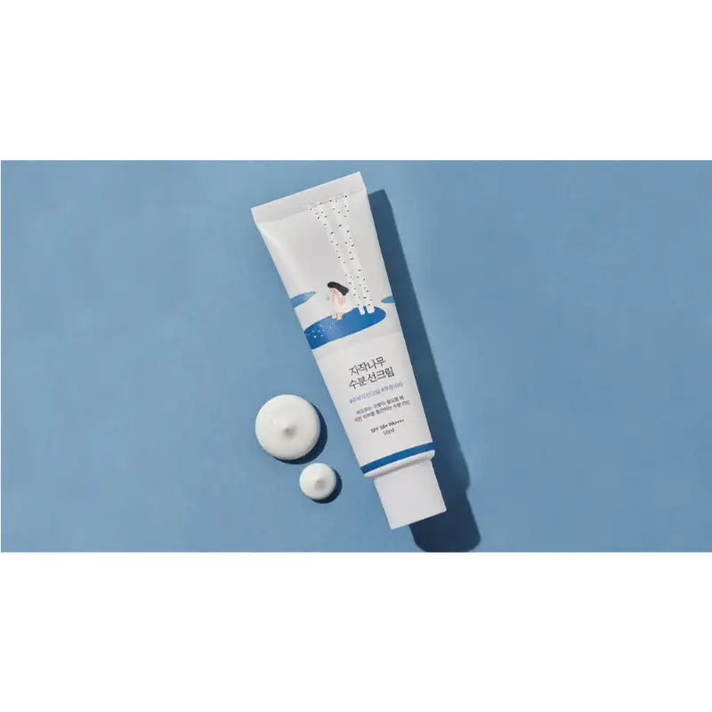 Olive Young - Round Lab Birch Juice Moisture Sun Cream + Soothing Pads - Olive Young - Sun Cream - Harumio