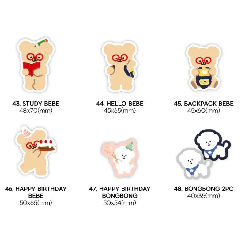 Teteum - 1 Piece Removable Sticker - Teteum - Sticker - Harumio