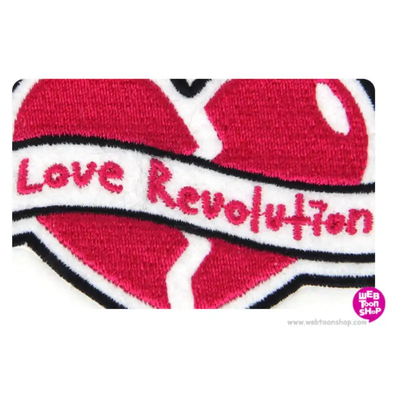 Love Revolution - Embroidery Patch - Webtoon Shop - Patch - Harumio