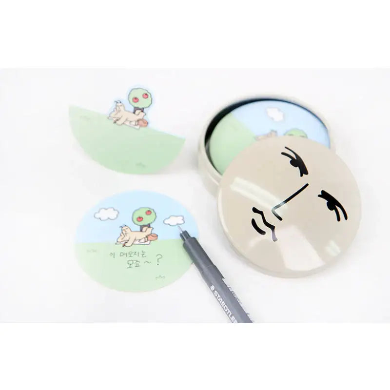 Mojo's Journal - Webtoon Memo Can - Webtoon Shop - Memo Pad - Harumio