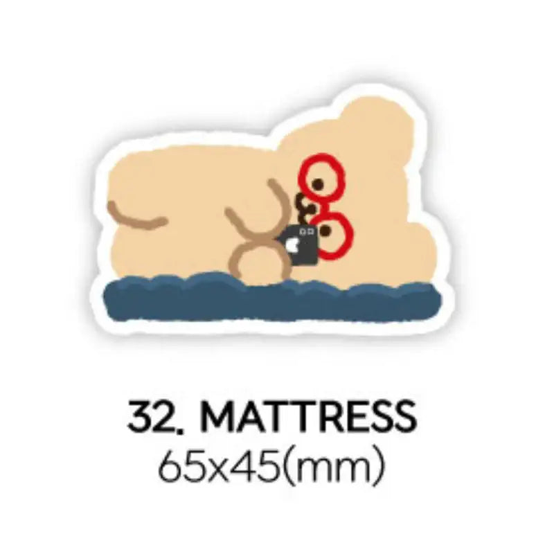 Teteum - 1 Piece Removable Sticker - Teteum - Sticker - Harumio
