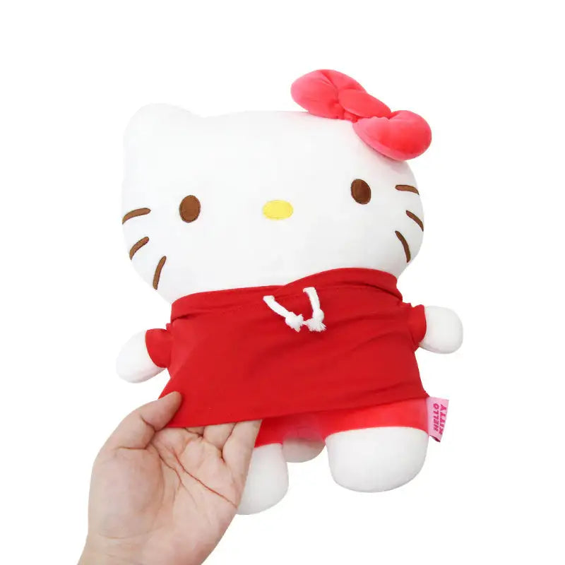 NARA HOME DECO X Hello Kitty - Red Hoodie Hug Me Cushion - NARA HOME DECO - Cushion - Harumio