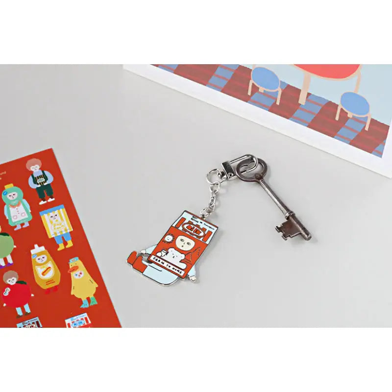 Circus Boy Band - Milk Keyring - Circus Boy Band - Keyrings - Harumio