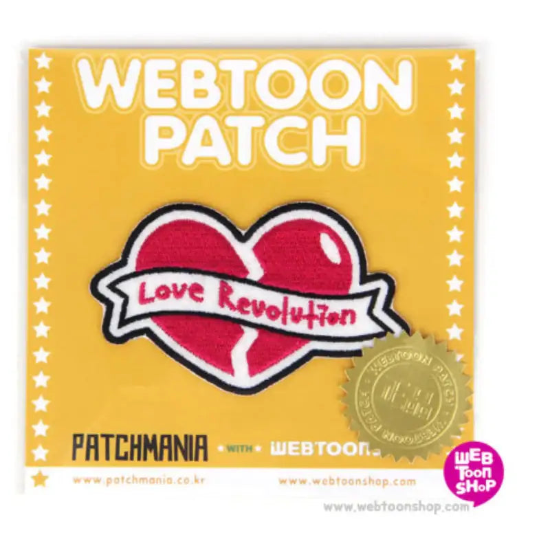 Love Revolution - Embroidery Patch - Webtoon Shop - Patch - Harumio