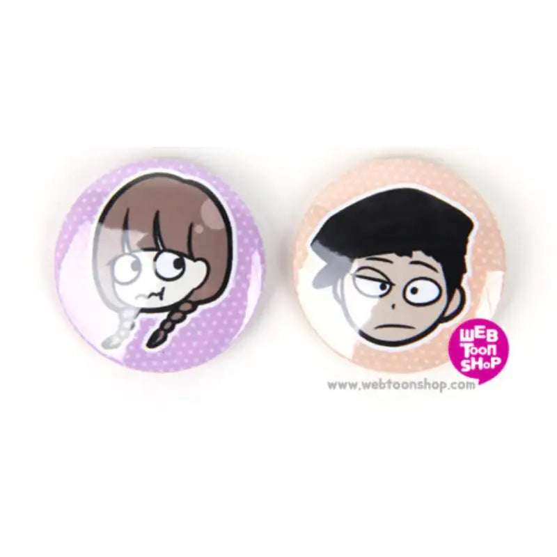Love Revolution - Pin Button Badge Set - Webtoon Shop - Accessories - Harumio