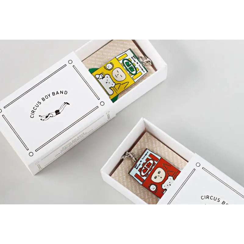 Circus Boy Band - Milk Keyring - Circus Boy Band - Keyrings - Harumio