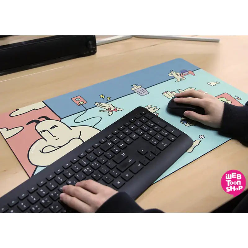 Mojo's Journal - Mojo Desk Mat - Webtoon Shop - Desk Mat - Harumio