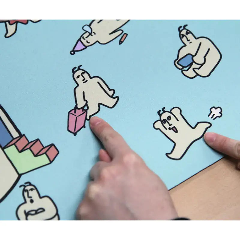 Mojo's Journal - Mojo Desk Mat - Webtoon Shop - Desk Mat - Harumio