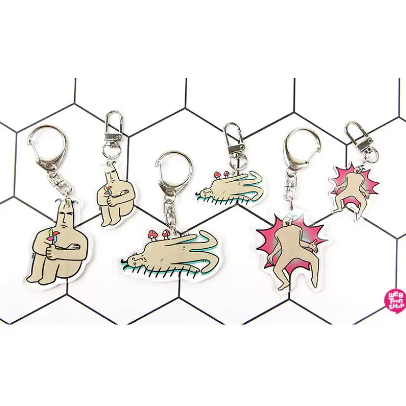 Mojo's Journal - BAMM! Mojo Acrylic Keyrings - Webtoon Shop - Keyring - Harumio