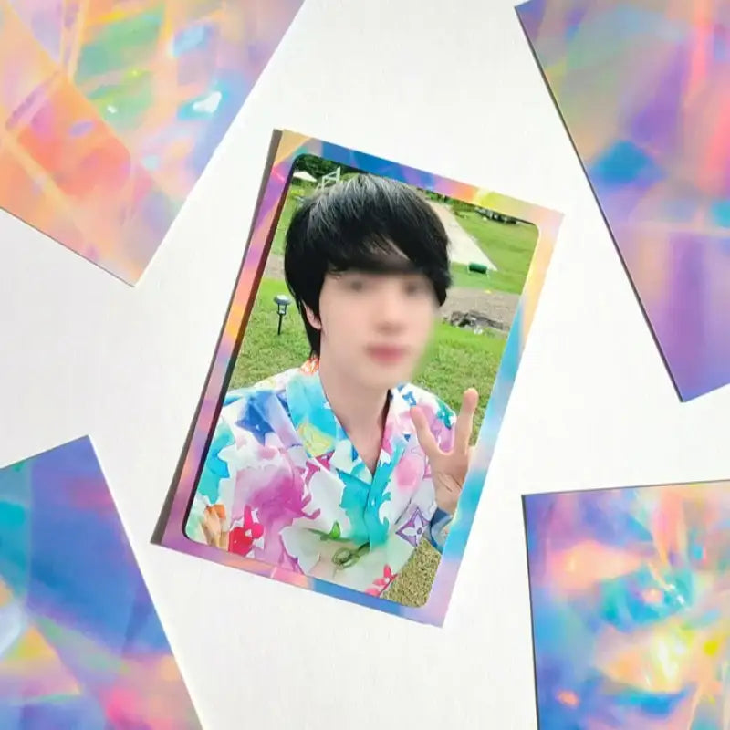 Yudaeng - Hologram Pattern Photocard Binder Mount - Yudaengdotcom - Photocard Mounts - Harumio