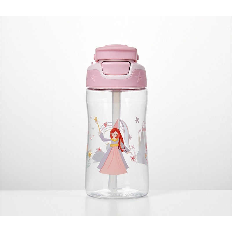 Korean Swan Lake - Tritan Push Straw Tumbler 470ml