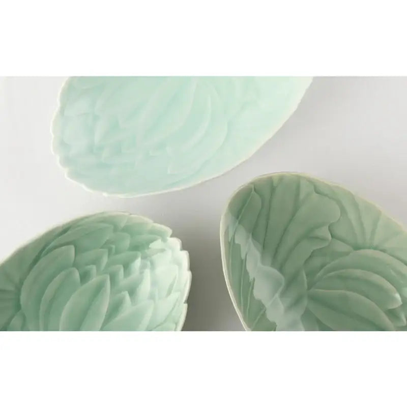 Chaora - Celadon Lotus Ellipse Bowl - Chaora - Tableware - Harumio