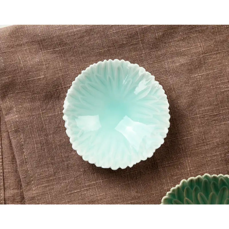 Chaora - Celadon Chrysanthemum Side Dish Plate - Chaora - Tableware - Harumio