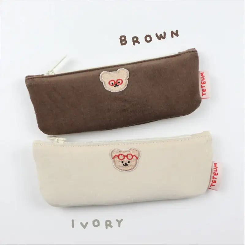 Teteum - Corduroy Pencil Case - Teteum - Stationary - Harumio