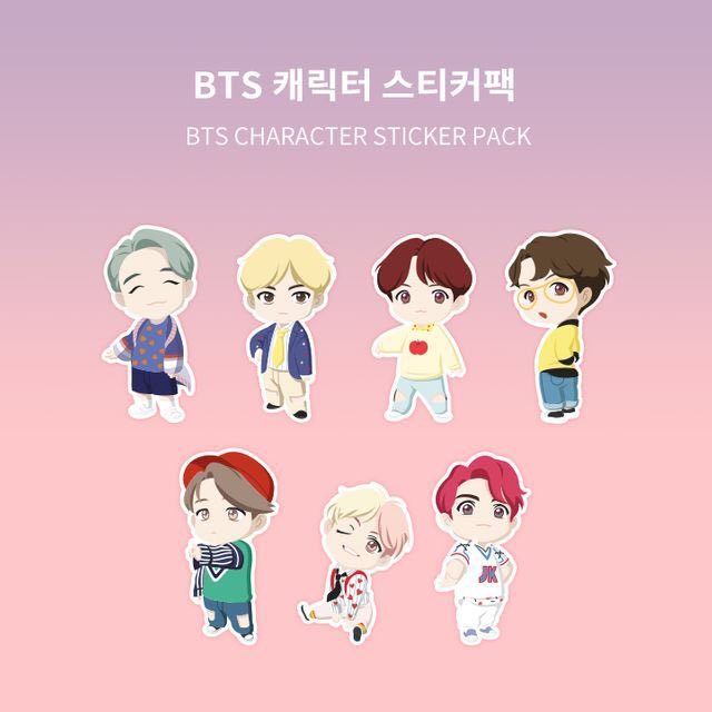 BTS - Character Sticker Pack (Weply Event)