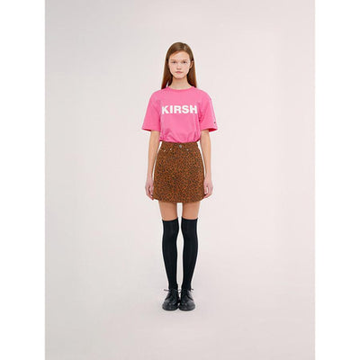 Kirsh - Short Fitted Skirt - Leopard