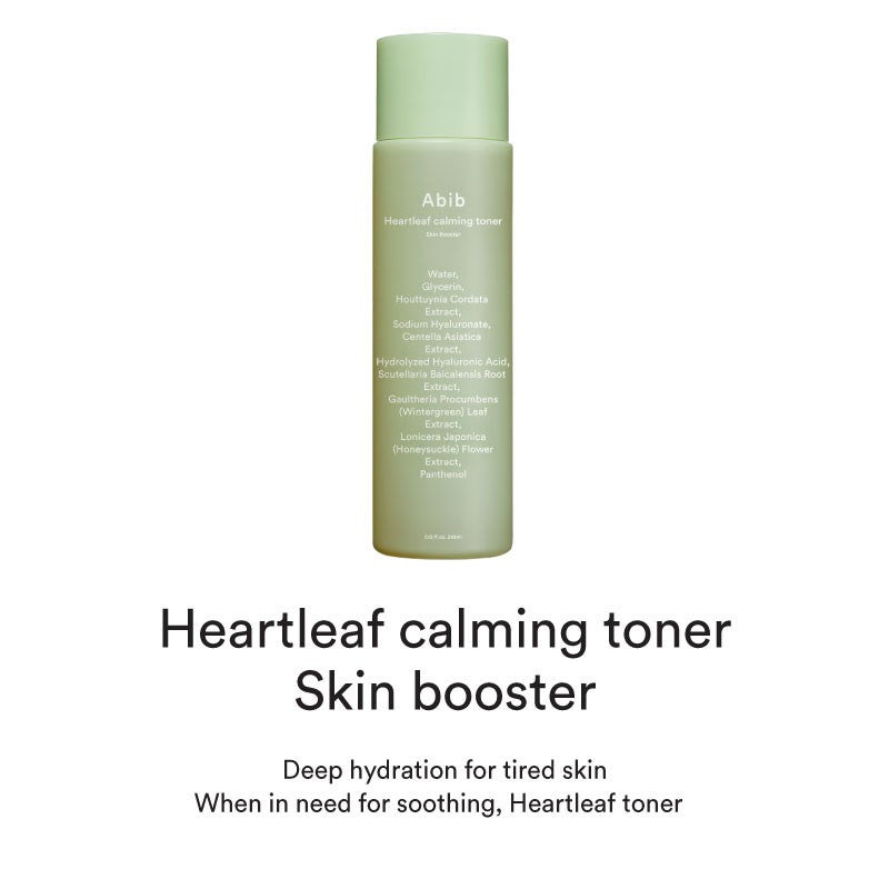 Olive Young - Abib Heartleaf Calming Toner Skin Booster Double Set