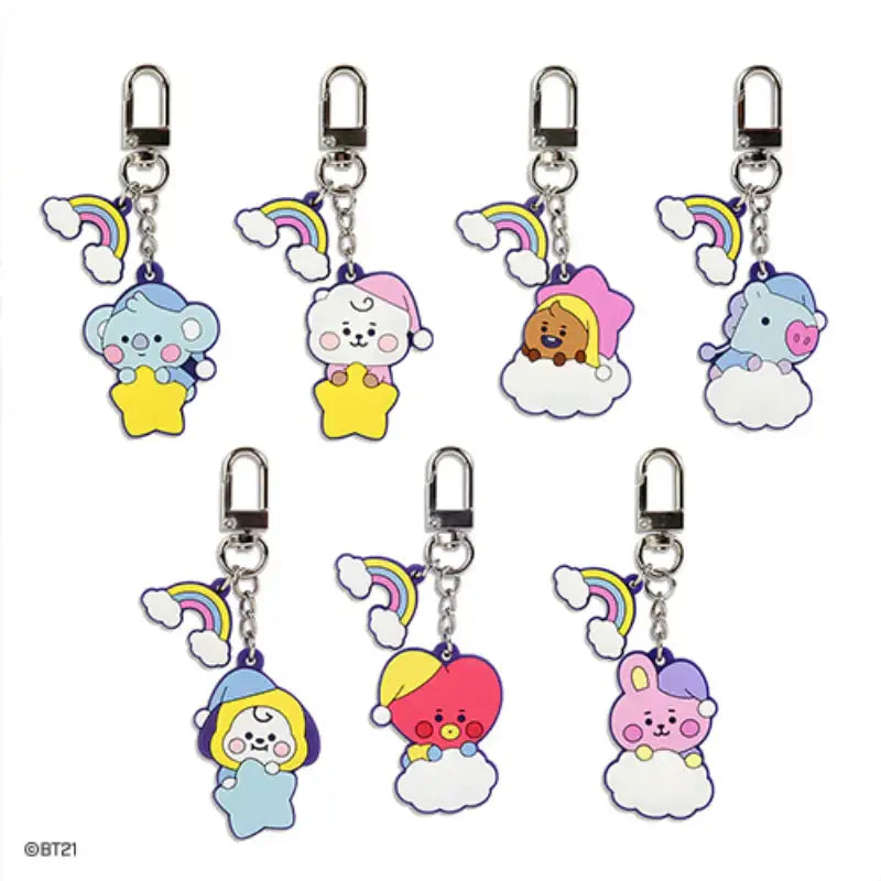 BT21 x Monopoly - Baby Silicone Keyring DREAM - BT21 x Monopoly - Accesories - Harumio