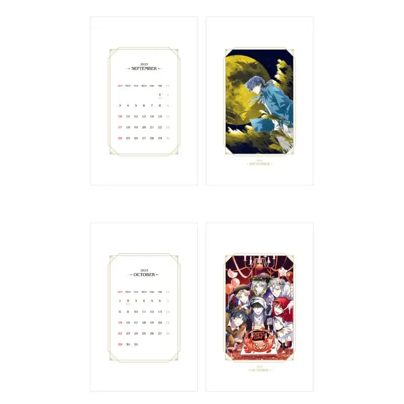 Dark Moon - 2023 Calendar - Webtoon Friends - Calendar - Harumio
