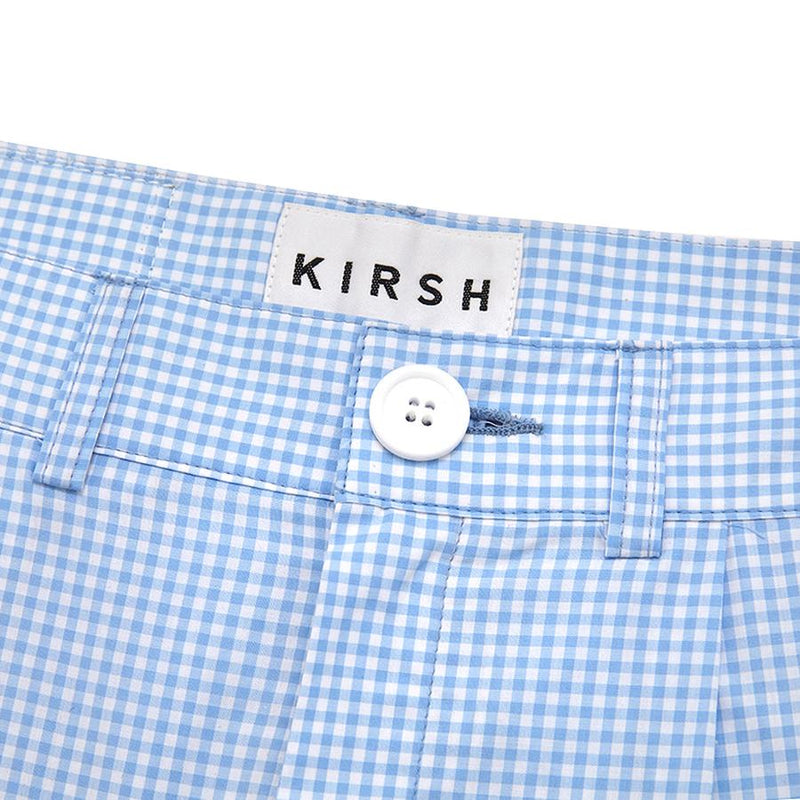 Kirsh - Gingham Check Shorts - Blue