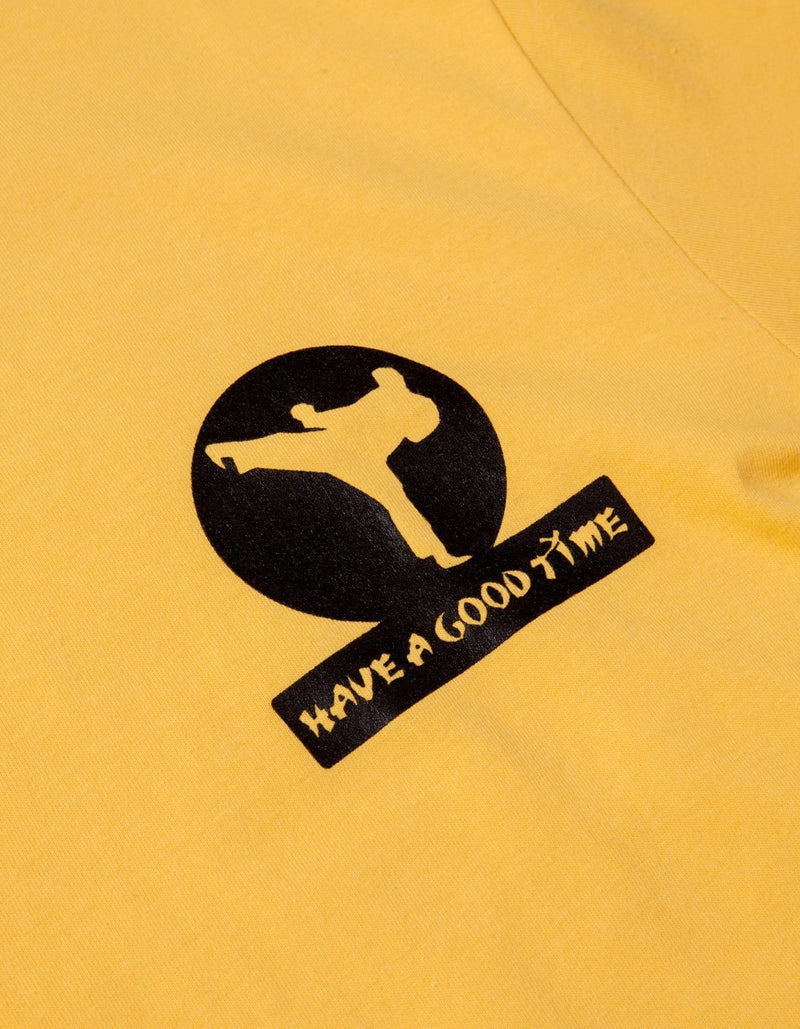 have a good time - Arm Karate Logo Long Sleeve T-shirt - Yellow