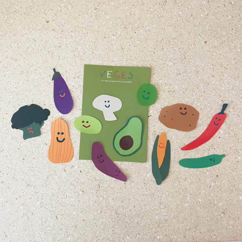 Dinotaeng - Veges & Fruity's Sticker Pack - Dinotaeng - Sticker - Harumio