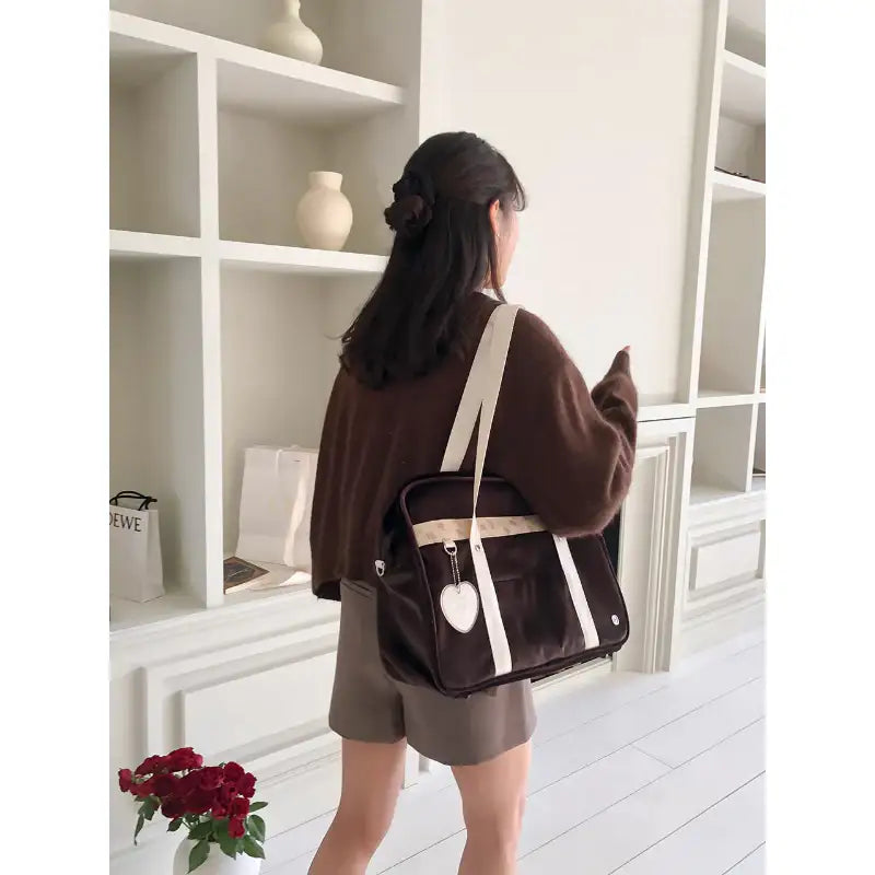 Ovuni - Velvet Schoolbag - Ovuni - Bag - Harumio