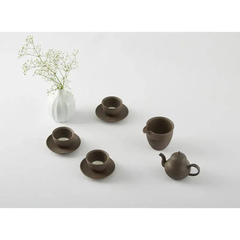 Chaora - Soil Silver Tea Set (3 Pax) - Chaora - Tableware - Harumio