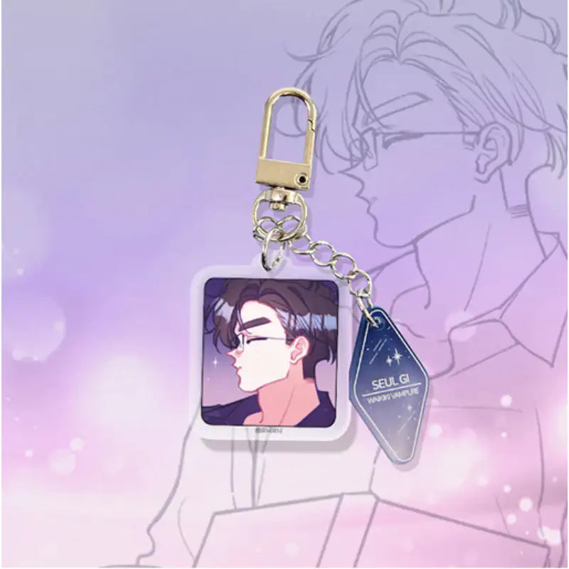 Waikiki Vampire - Acrylic Keyring - Webtoon Shop - Keyrings - Harumio