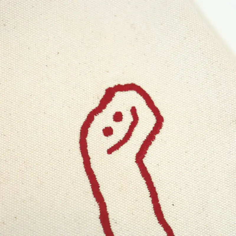 Dinotaeng - Dino Red Canvas Bag - Dinotaeng - Accessories, Pouch - Harumio