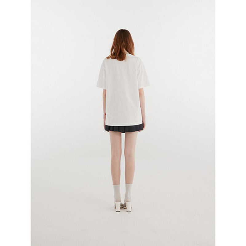 Kirsh - Glitter Rainbow Logo T-Shirt - White