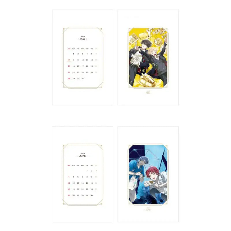 Dark Moon - 2023 Calendar - Webtoon Friends - Calendar - Harumio