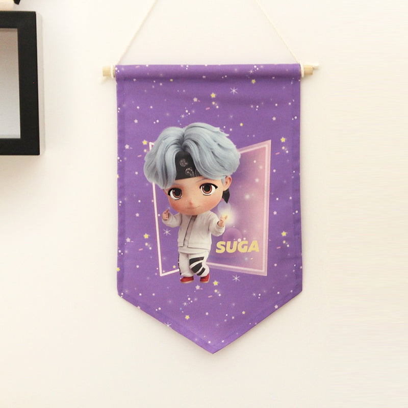 BTS TinyTAN - Fabric Flag