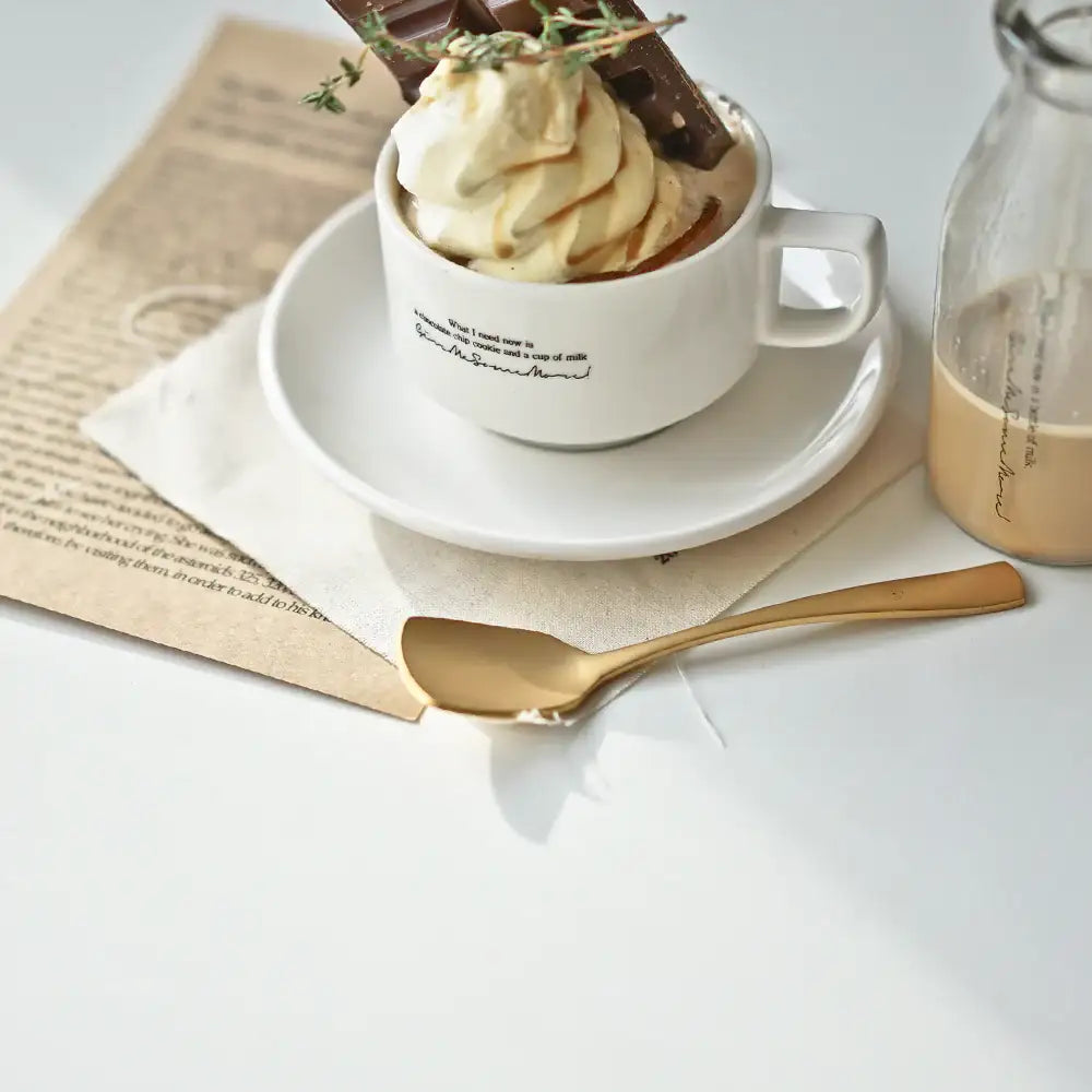 August8th - Some More Lettering Coffee Cup Set (200ml) - August8th - Accessories - Harumio