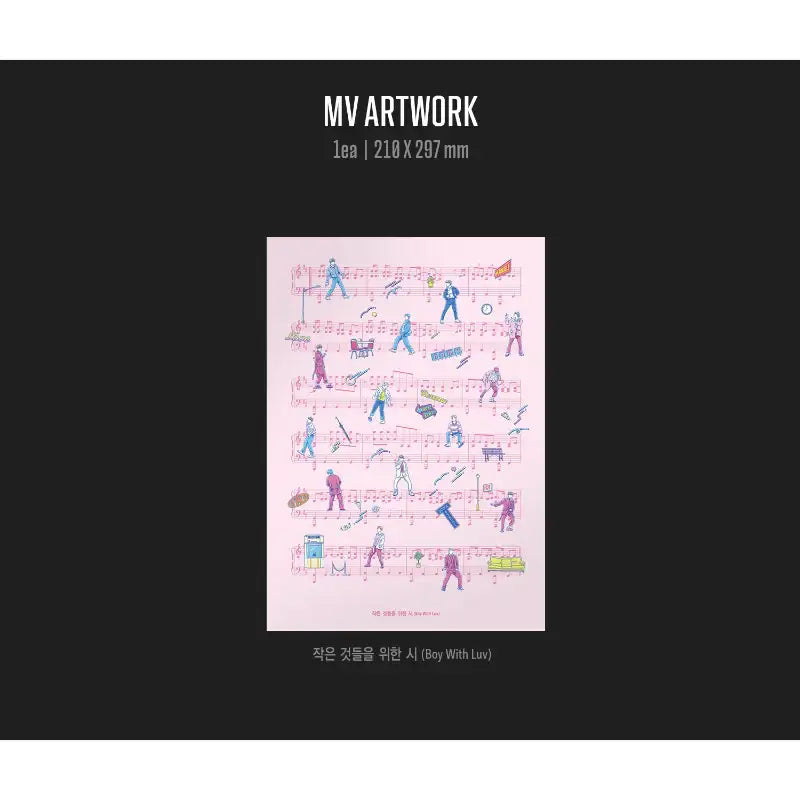 BTS - Piano Sheet Music <BTS Anthology 1,2,3,4> - BTS - Music - Harumio