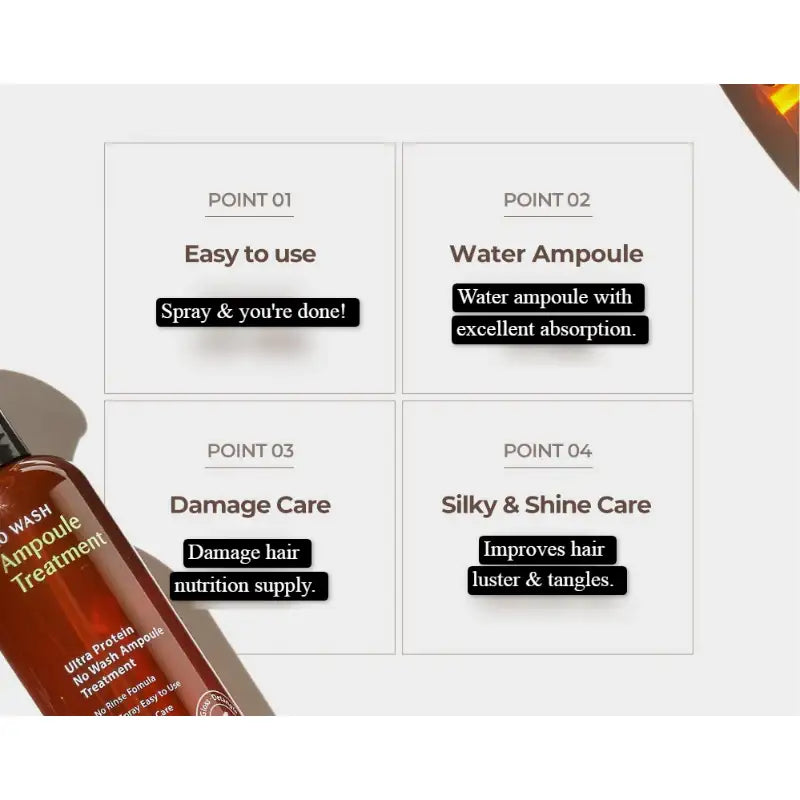 Olive Young - Healing Bird No Wash Ampoule Treatment + Refill - Olive Young - Hair Treatment - Harumio