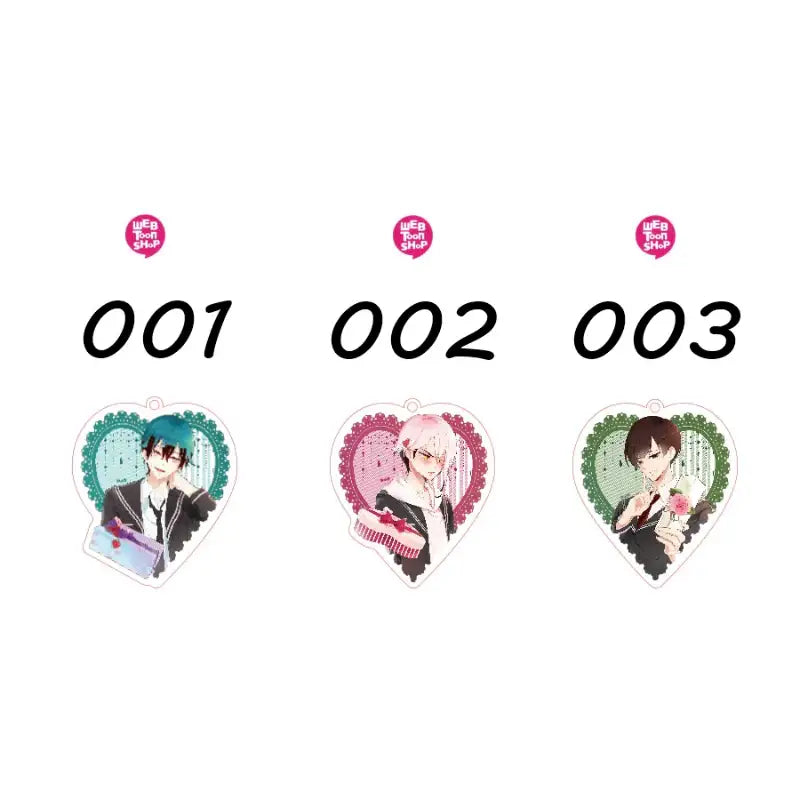 Excuse Me, but the World Will Be Gone for a While - White Day Edition Acrylic Charm - Webtoon Shop - Keychains - Harumio