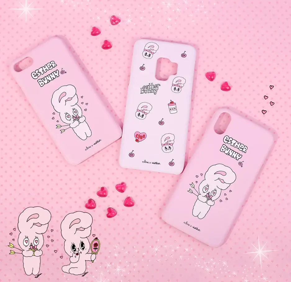 Clue X Esther Bunny - Shy Esther Bunny Hard Phone Cover for Galaxy 9 - CLUE - Accessories - Harumio