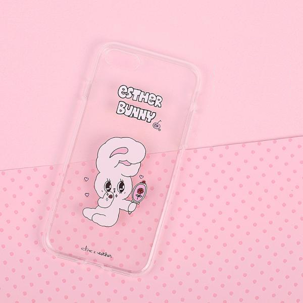 Clue X Esther Bunny - Clear Phone Case for iPhone 7/8