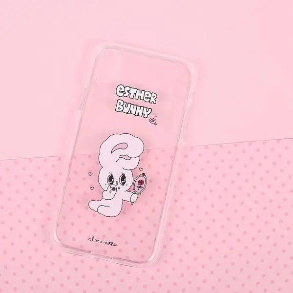 Clue X Esther Bunny - Clear Phone Case for iPhone X / XS - CLUE - Accessories - Harumio