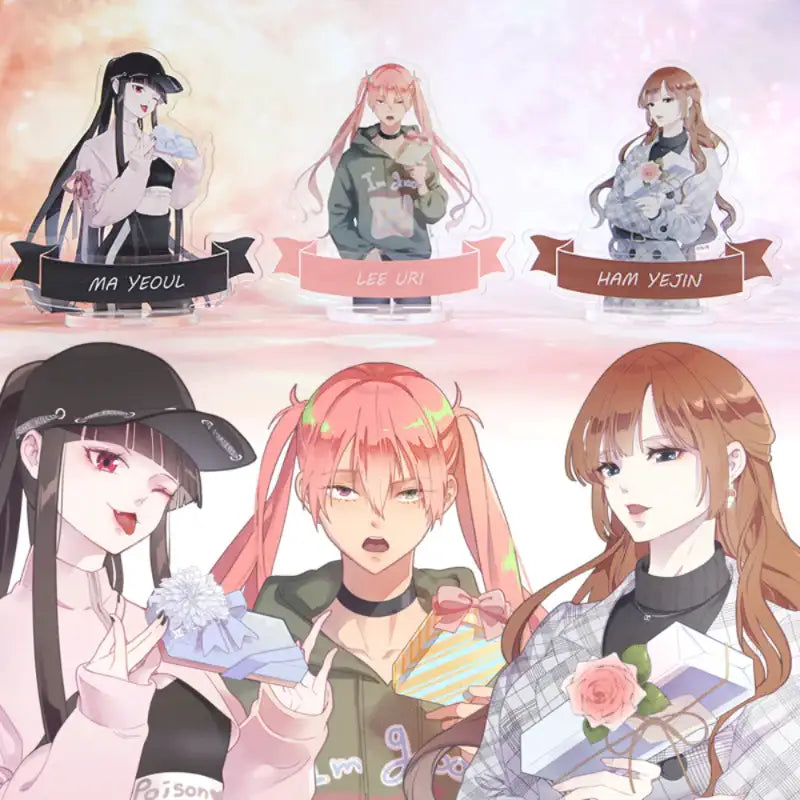 Excuse Me, but the World Will Be Gone for a While - 'Valentine's Day' Acrylic Stand - Webtoon Shop - Acrylic Stand - Harumio