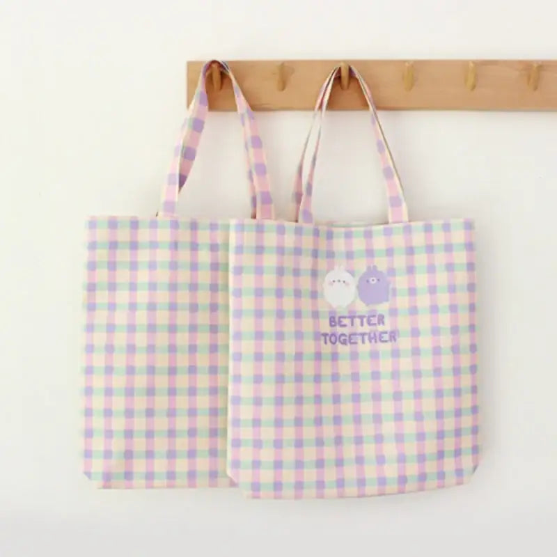 Molang - Lavender Eco Bag - Molang - Eco Bag - Harumio