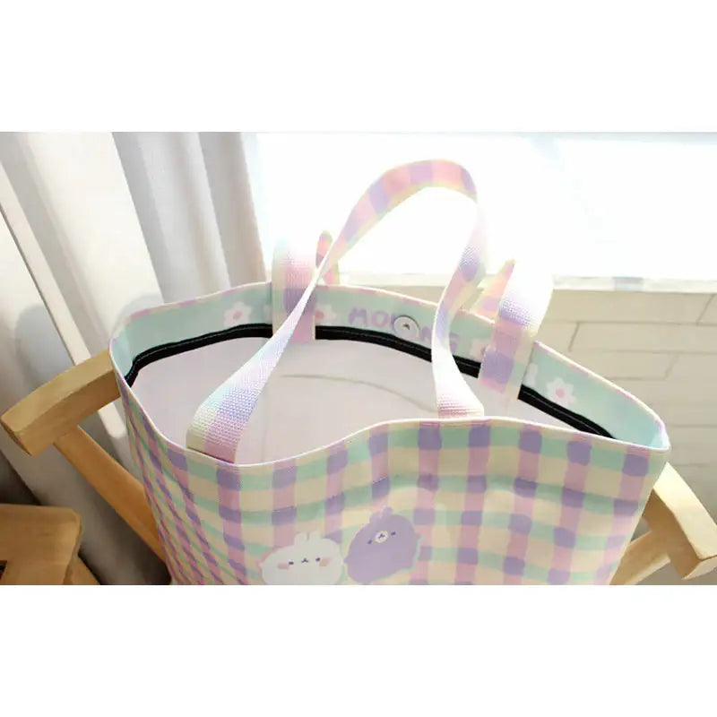 Molang - Lavender Eco Bag - Molang - Eco Bag - Harumio