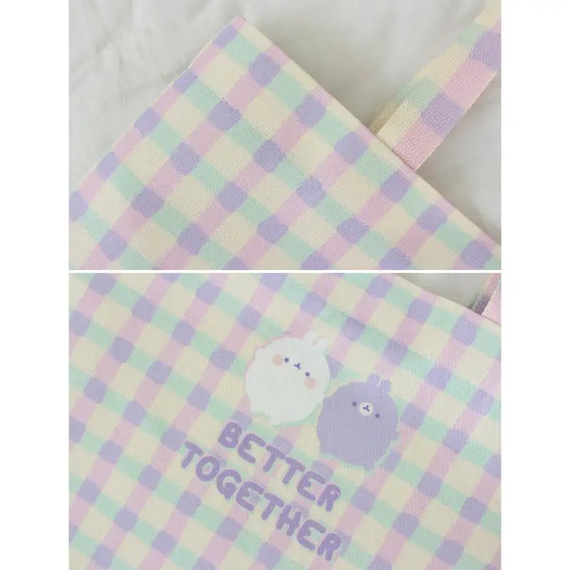 Molang - Lavender Eco Bag - Molang - Eco Bag - Harumio