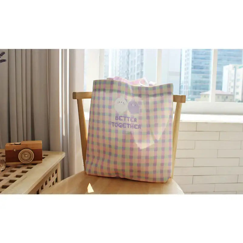 Molang - Lavender Eco Bag - Molang - Eco Bag - Harumio