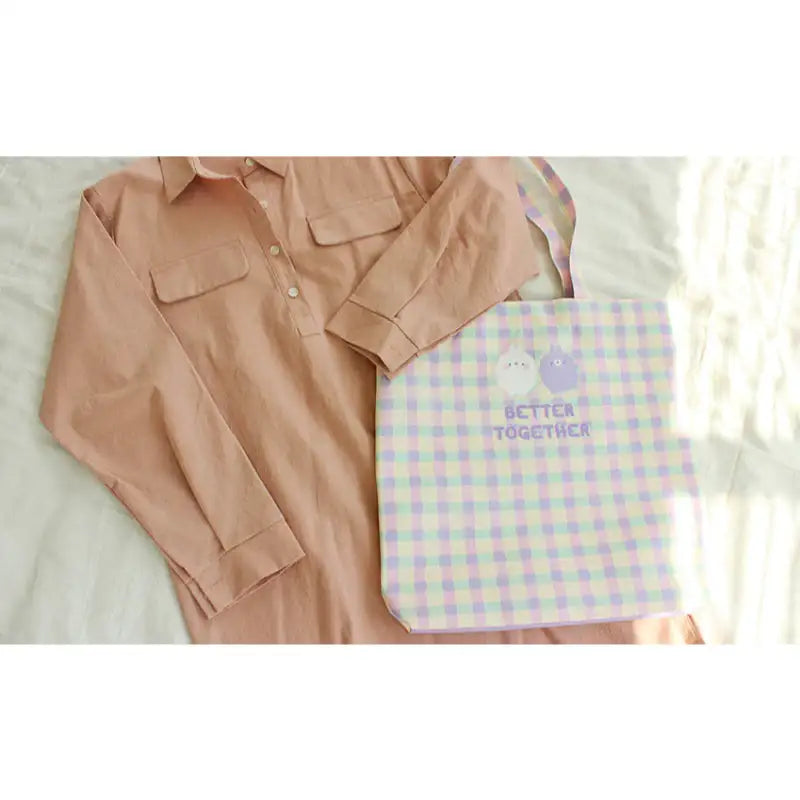 Molang - Lavender Eco Bag - Molang - Eco Bag - Harumio
