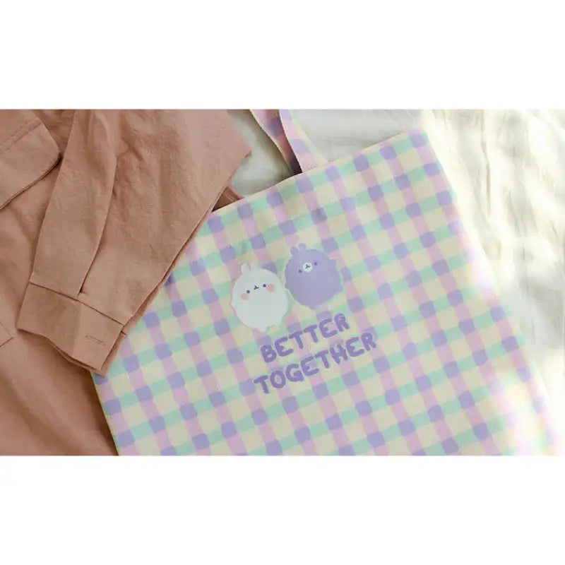 Molang - Lavender Eco Bag - Molang - Eco Bag - Harumio