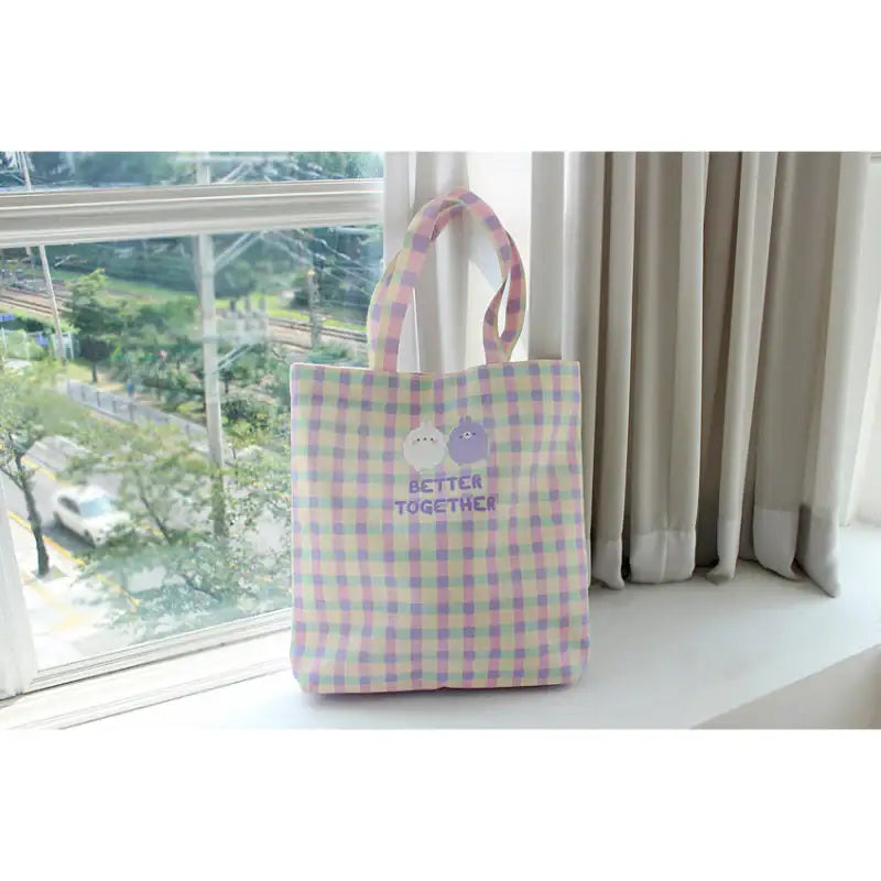 Molang - Lavender Eco Bag - Molang - Eco Bag - Harumio