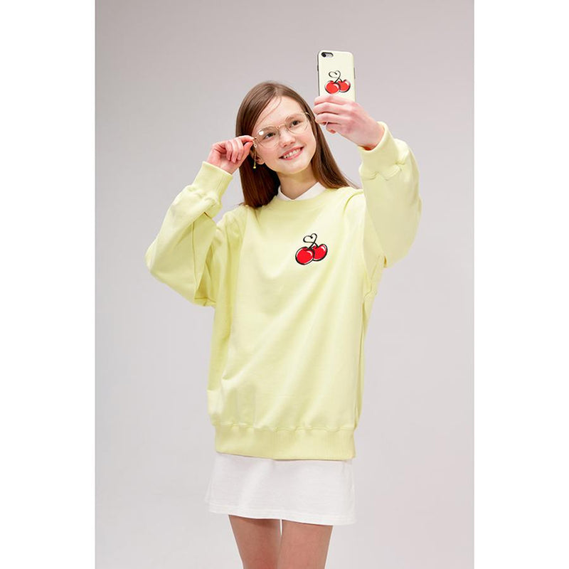 Kirsh - Heart Cherry Bumper Phone Case - Yellow