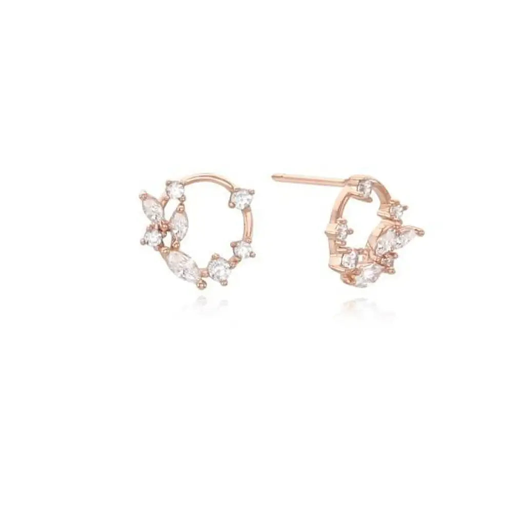 CLUE - Hydrangea Leaf Silver Earrings - CLUE - Jewelry - Harumio